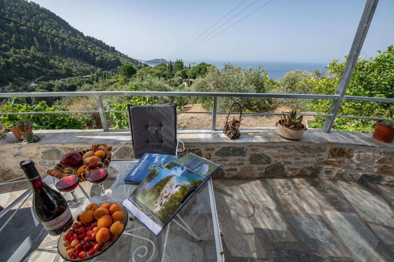 Oneiro Cottage Skopelos Exterior foto